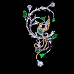 Jade Brooch