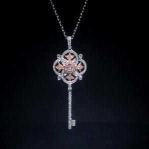 Fancy Diamond Jewelry Pendant