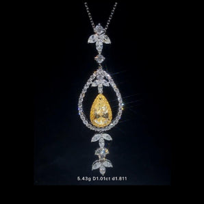 Fancy Diamond Jewelry Pendant