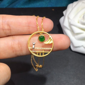 Customized Jade Jewelry Pendant