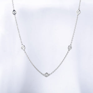 White Diamond Necklace