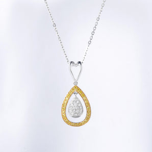 Fancy Diamond Jewelry Pendant