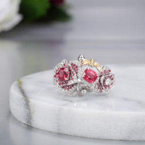 Rubellite Ring