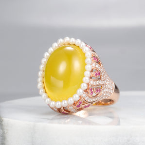 Colored Gemstone Jewelry Ring