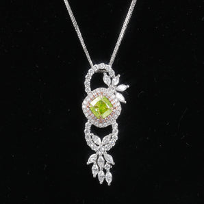 Fancy Diamond Jewelry Pendant