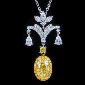 Yellow Diamond Pendant