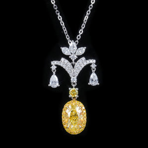 Yellow Diamond Pendant