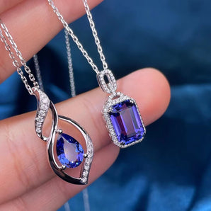 Colored Gemstone Jewelry Pendants