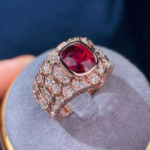 Customized Ruby Jewelry Ring