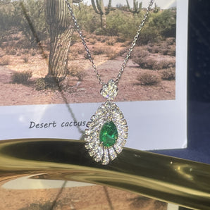 Customized Emerald Jewelry Pendant