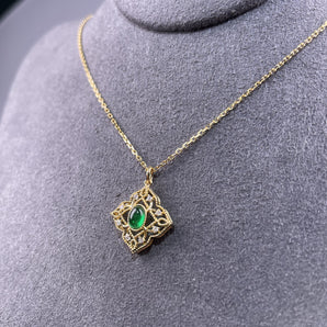 Customized Emerald Jewelry Pendant