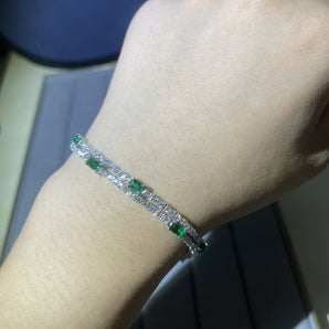 Customized Emerald Jewelry Bracelet