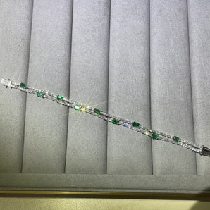 Customized Emerald Jewelry Bracelet