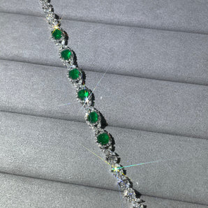 Customized Emerald Jewelry Bracelet