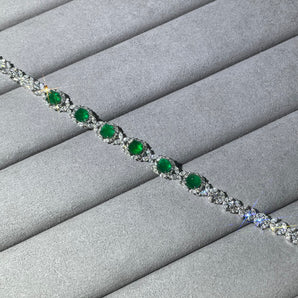 Customized Emerald Jewelry Bracelet