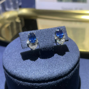 Customized Sapphire Jewelry Earrings